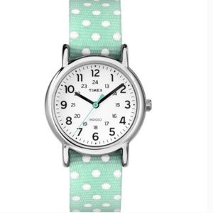 Timex Accessories - NIB Timex Weekender Mint Polka Dot Watch Timex Accessories - NIB Timex Weekender Mint Polka Dot Watch